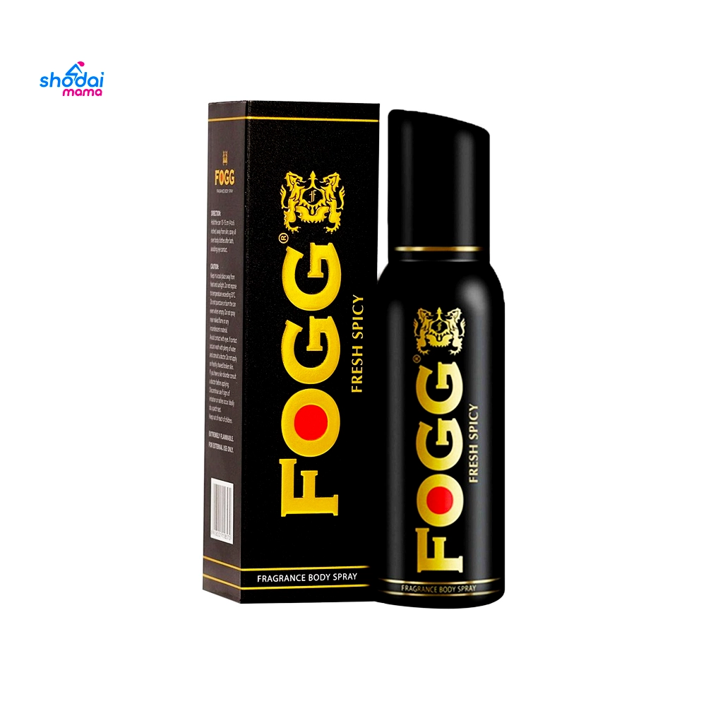 Fogg Black Men Body Spray (Fresh Spicy) 120ml